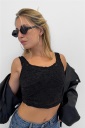 top corto in pizzo selena